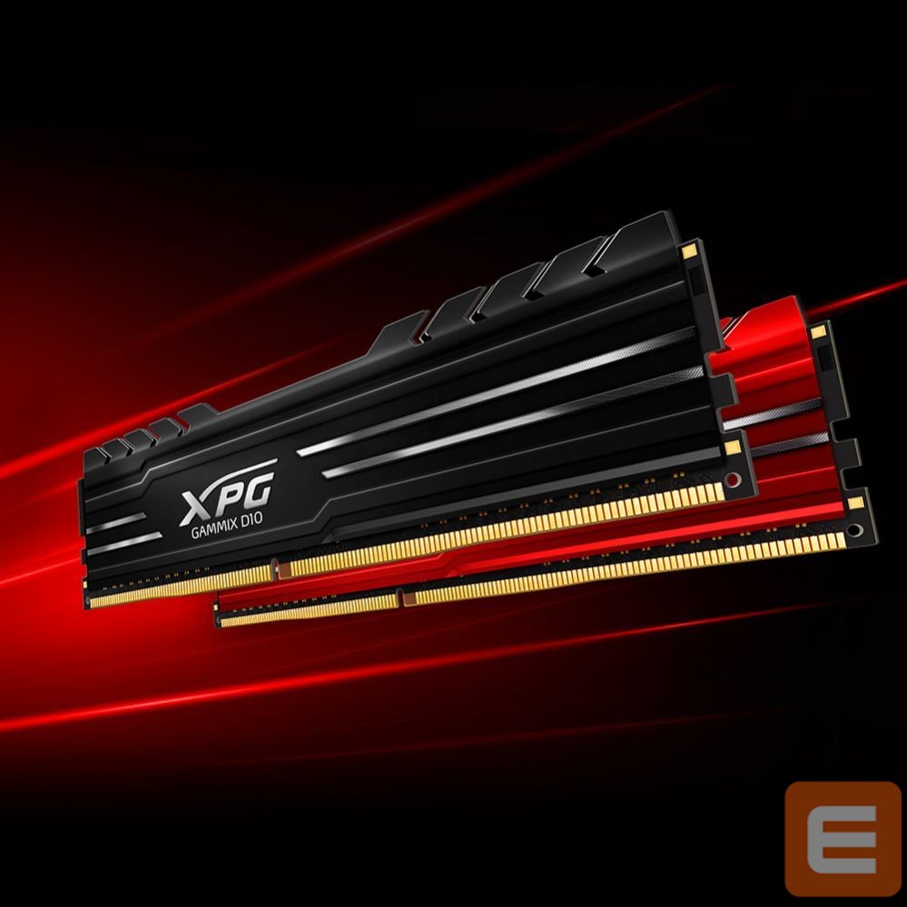 RAM DDR4 ADATA XPG GAMMIX D10 32 GB, DDR4, 3200 MHz, PC/server, Registered No, ECC No, 2x16 GB