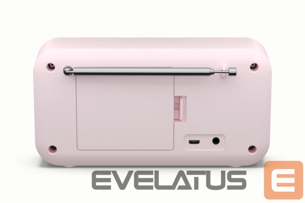 Speakers Sharp DR-P420(PK) Tokyo Portable Digital Radio, FM/DAB/DAB+, Bluetooth 5.0, USB or Battery Powered, Pink