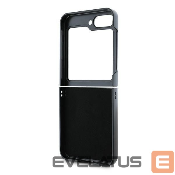 Back panel cover Karl Lagerfeld Karl Lagerfeld Saffiano Monogram Case for Samsung Galaxy Z Flip 6 - Black
