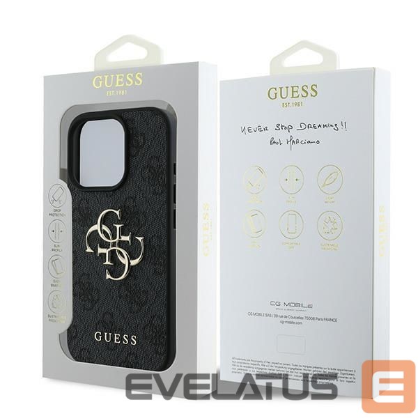 Other Phone Accessory Guess Guess 4G Big Logo iPhone 16 Pro Case - Black