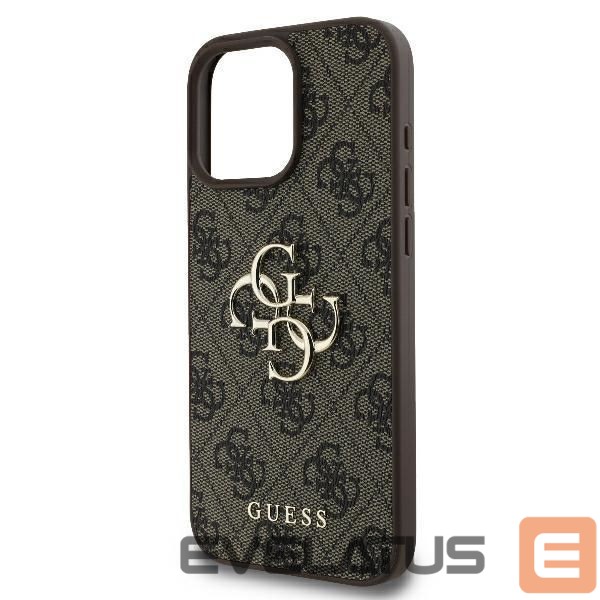 Other Phone Accessory Guess Guess 4G Big Logo iPhone 16 Pro Max Case - Brown