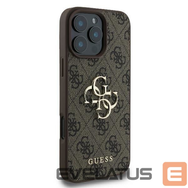 Other Phone Accessory Guess Guess 4G Big Logo iPhone 16 Pro Max Case - Brown