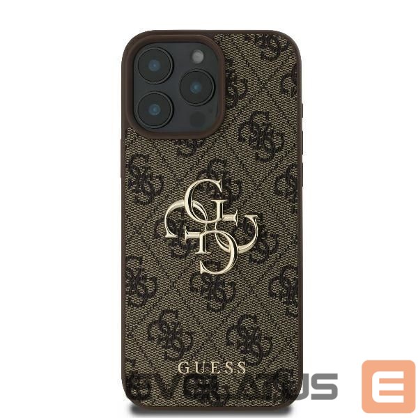 Other Phone Accessory Guess Guess 4G Big Logo iPhone 16 Pro Max Case - Brown
