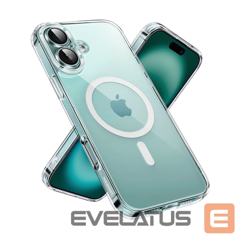 Back panel cover Ugreen Ugreen Classy Clear Magnetic Case for iPhone 16 Plus - Transparent
