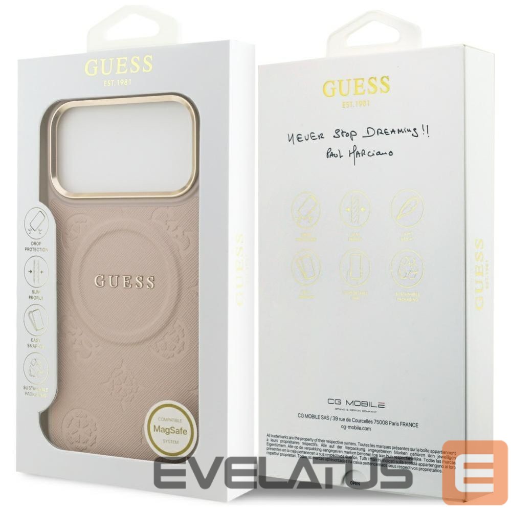 Other goods Guess Guess Peony Hot Stamp MagSafe Case for iPhone 17 Pro Max - Pink
