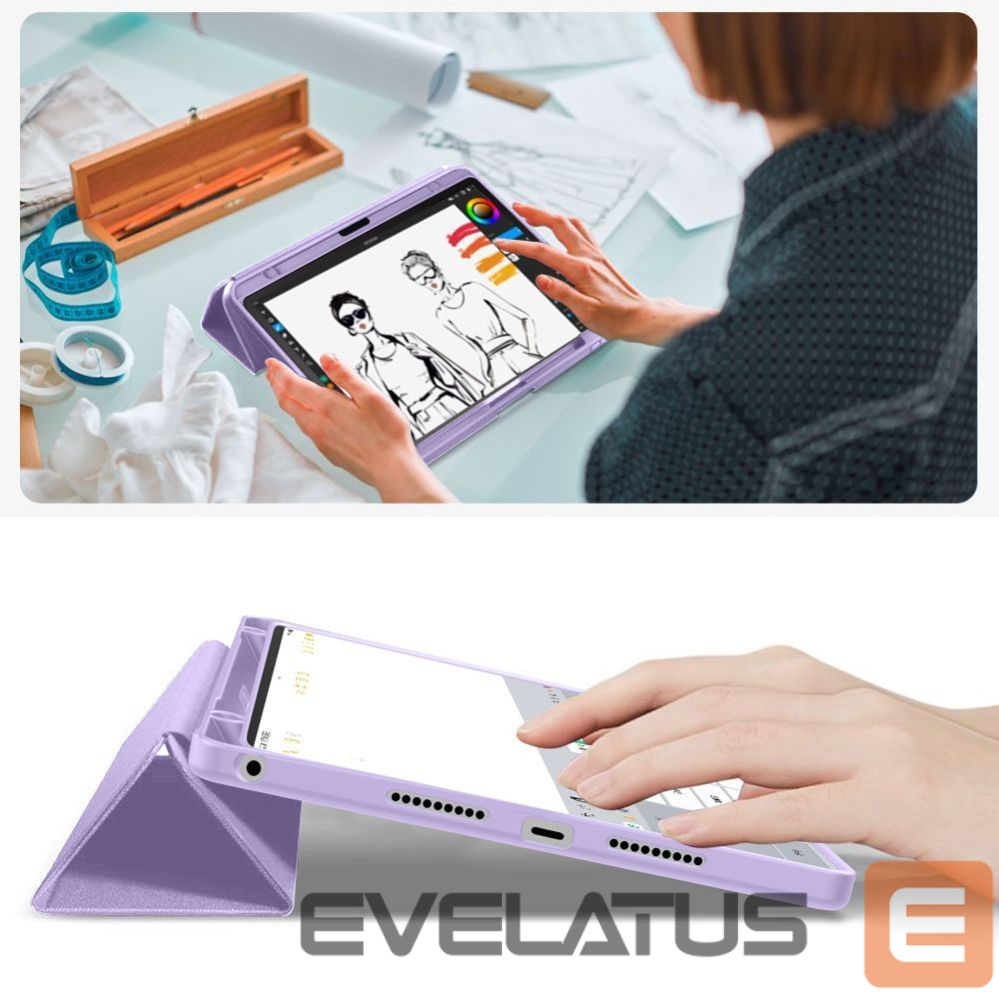 Other goods Tech-Protect Tech-Protect SmartCase Pen Case for Lenovo Idea Tab 11.0 TB-336 - Purple