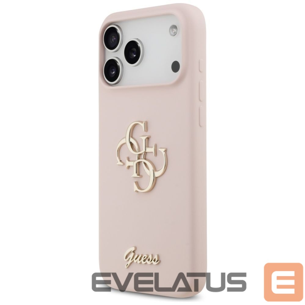 Other goods Guess Guess Silicone Big 4G Script Case for iPhone 17 Pro Max - Pink
