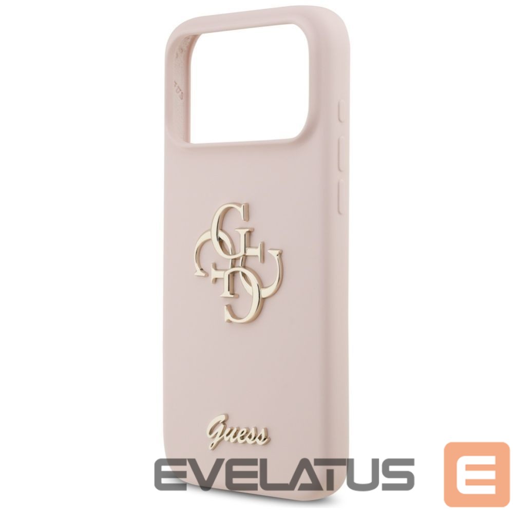 Other goods Guess Guess Silicone Big 4G Script Case for iPhone 17 Pro Max - Pink