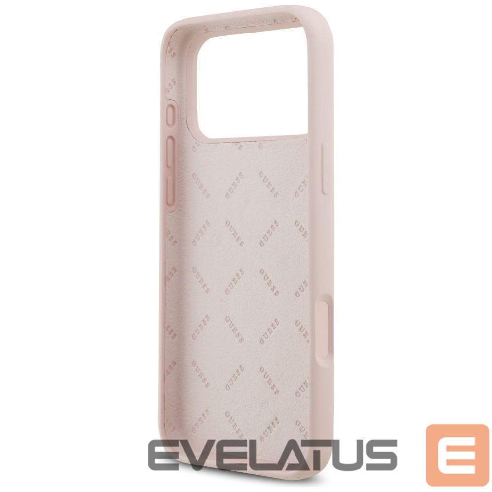 Other goods Guess Guess Silicone Big 4G Script Case for iPhone 17 Pro Max - Pink