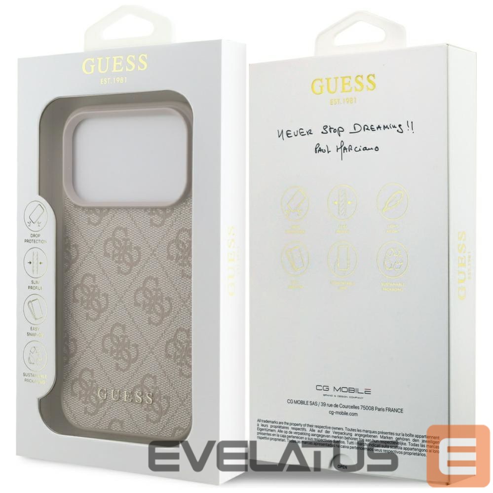 Other goods Guess Guess 4G Classic Case for iPhone 17 Pro - Pink