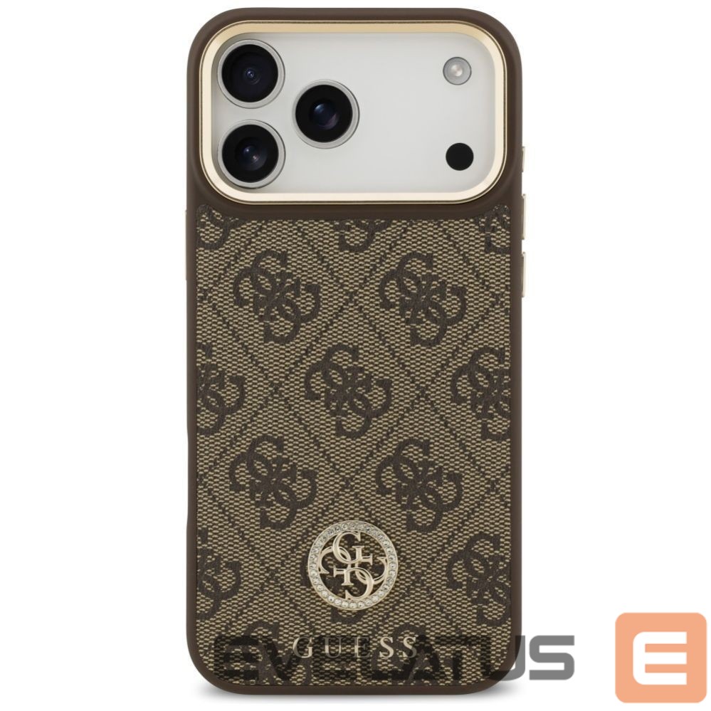 Other goods Guess Guess 4G Strass Logo MagSafe Case for iPhone 17 Pro Max - Brown