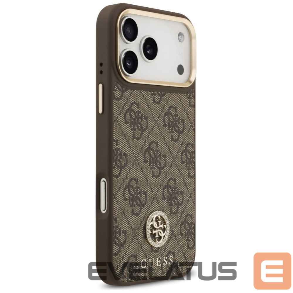 Other goods Guess Guess 4G Strass Logo MagSafe Case for iPhone 17 Pro Max - Brown