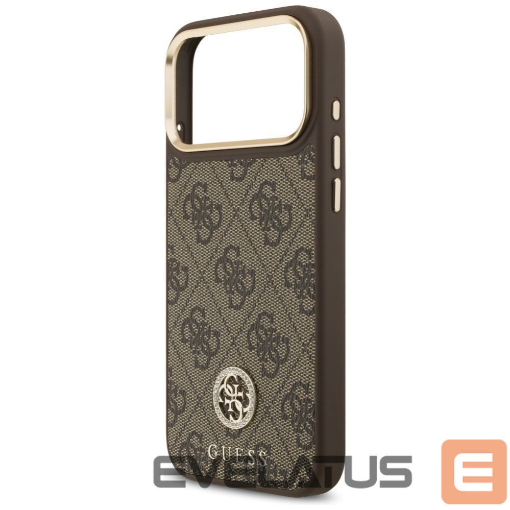 Other goods Guess Guess 4G Strass Logo MagSafe Case for iPhone 17 Pro Max - Brown