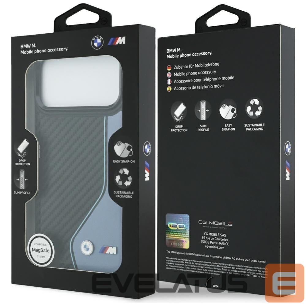 Other goods BMW BMW M Carbon Logo MagSafe Case for iPhone 17 Pro Max - Blue