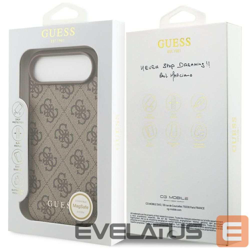 Other goods Guess Guess 4G Charms Collection MagSafe case for iPhone Air - brown