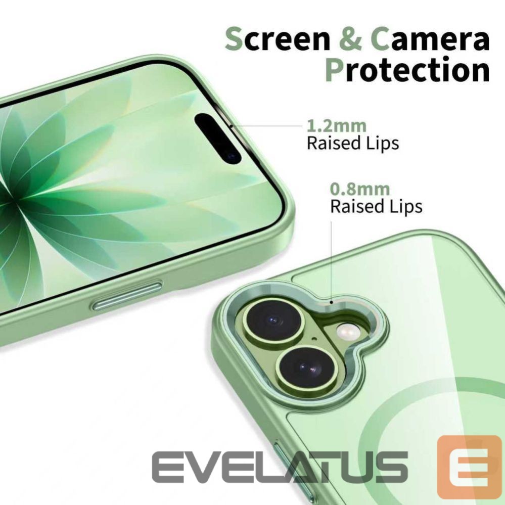 Other goods Tech-Protect Tech-Protect MagMat MagSafe Case for iPhone 17 - Transparent Green