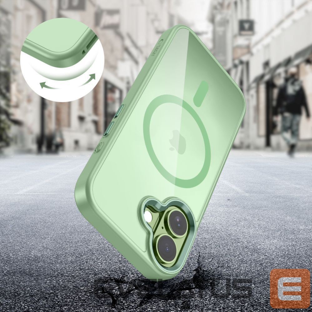 Other goods Tech-Protect Tech-Protect MagMat MagSafe Case for iPhone 17 - Transparent Green