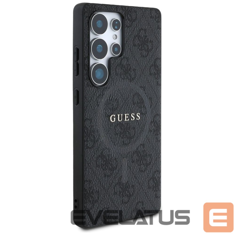 Other goods Guess Guess Leather 4G Colored Ring Classic Logo MagSafe Case Samsung Galaxy S25 Ultra black