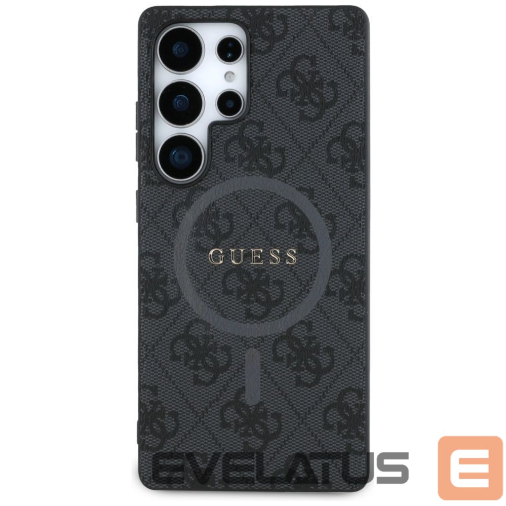 Other goods Guess Guess Leather 4G Colored Ring Classic Logo MagSafe Case Samsung Galaxy S25 Ultra black