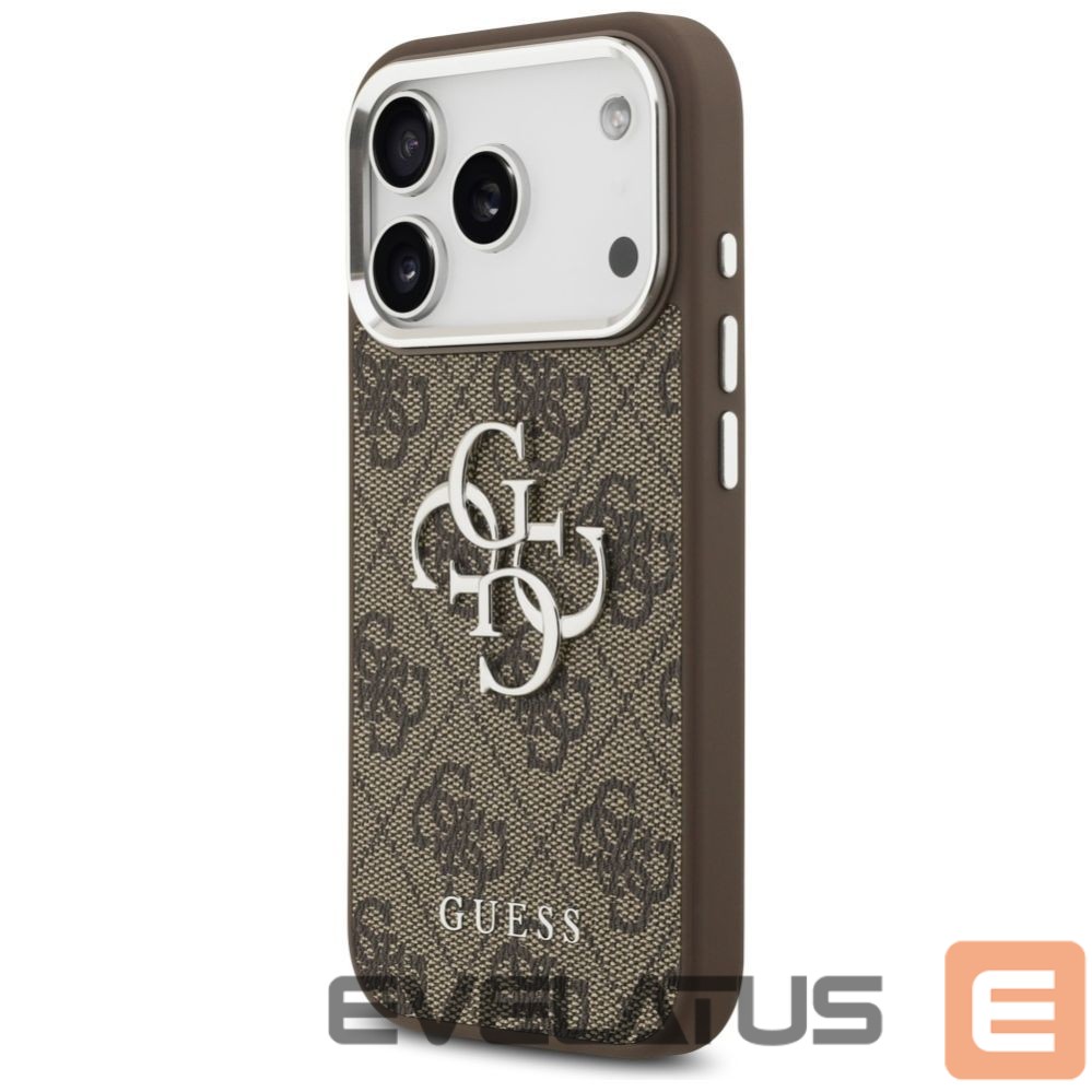 Other goods Guess Guess 4G Big 4G Classic Logo case for iPhone 17 Pro brown - silver