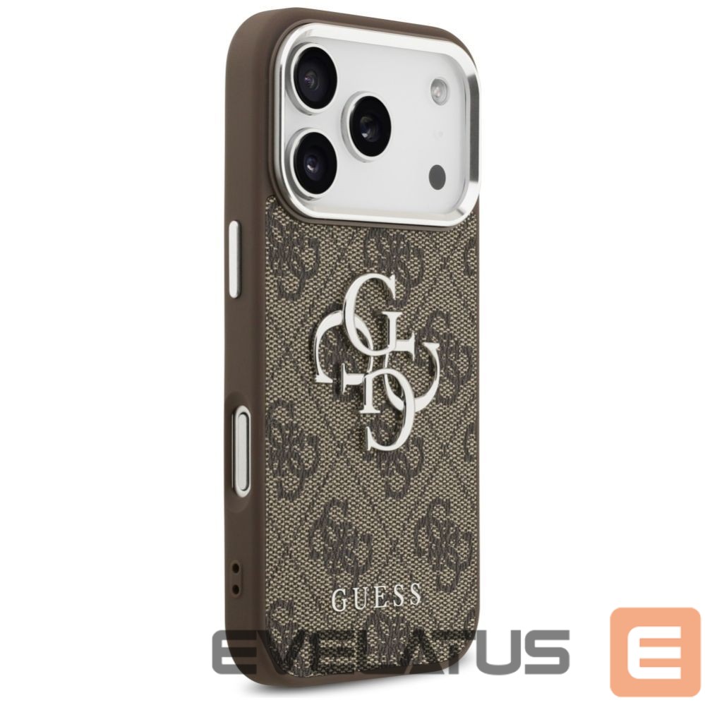 Other goods Guess Guess 4G Big 4G Classic Logo case for iPhone 17 Pro brown - silver