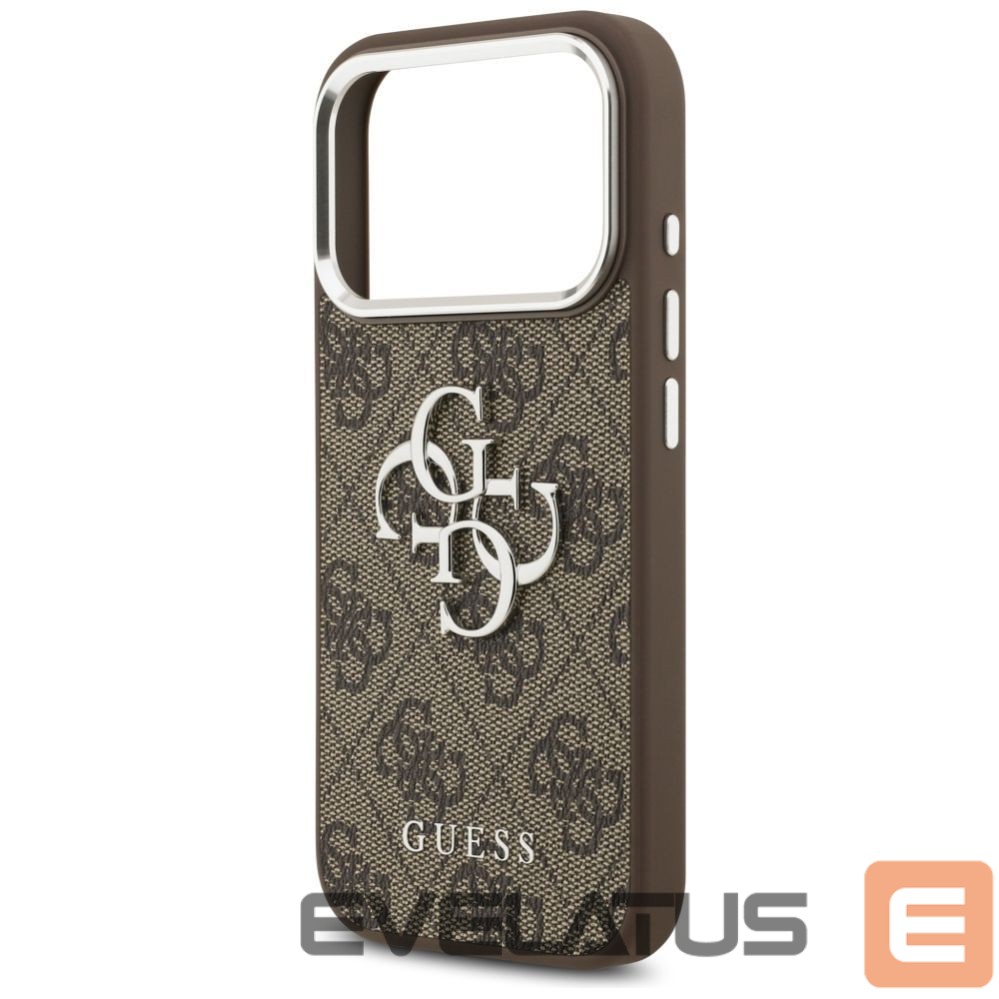 Other goods Guess Guess 4G Big 4G Classic Logo case for iPhone 17 Pro brown - silver