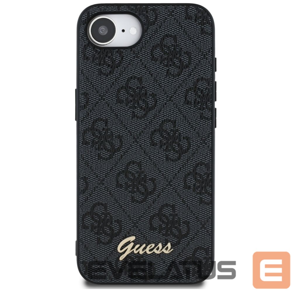 Other goods Guess Guess 4G Script Logo MagSafe case for iPhone 16e - black