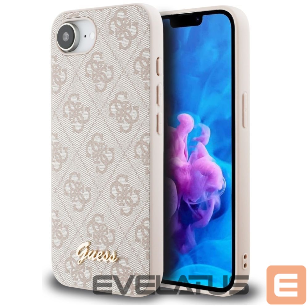 Other goods Guess Guess 4G Script Logo MagSafe iPhone 16e Case - Pink