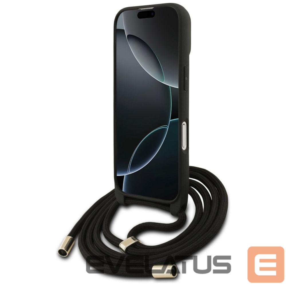Other goods Guess Guess 4G Big Logo Cord Stap Crossbody Case for iPhone 17 - Black