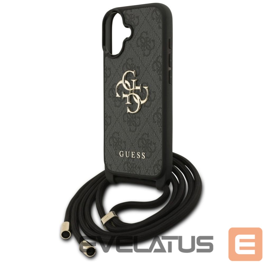 Other goods Guess Guess 4G Big Logo Cord Stap Crossbody Case for iPhone 17 - Black