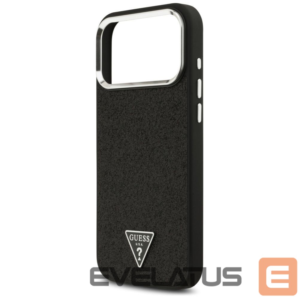 Other goods Guess Guess Glitter Triangle Logo MagSafe Case for iPhone 17 Pro Max - Black