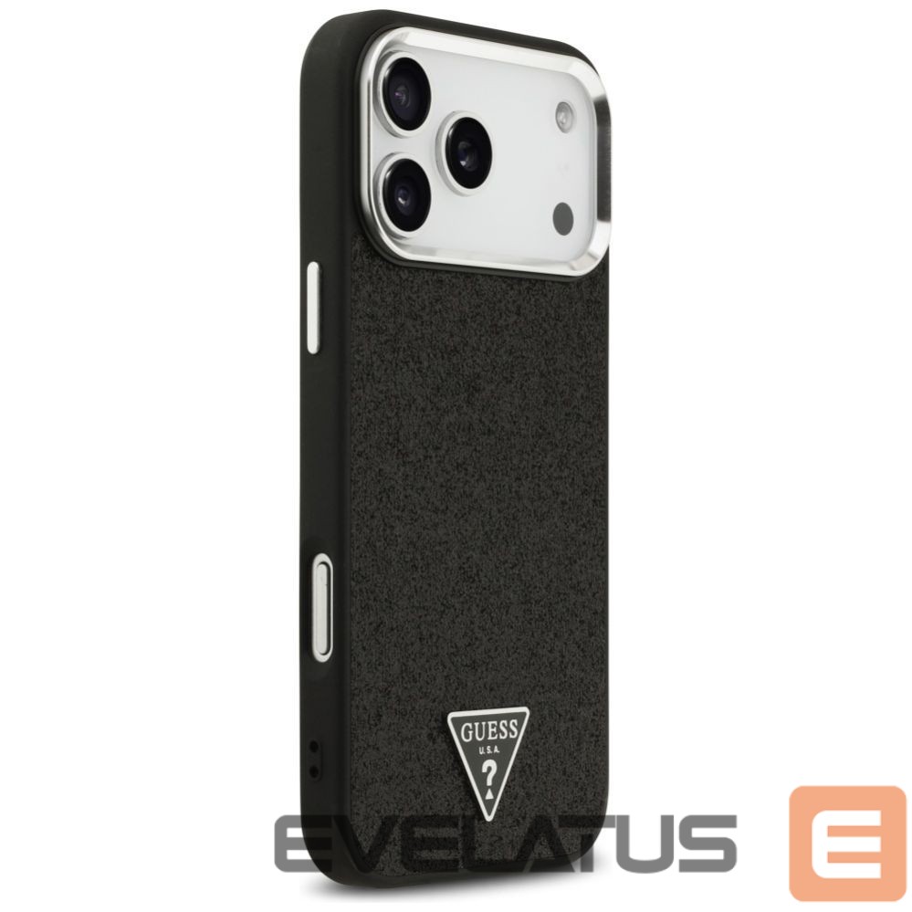 Other goods Guess Guess Glitter Triangle Logo MagSafe Case for iPhone 17 Pro Max - Black