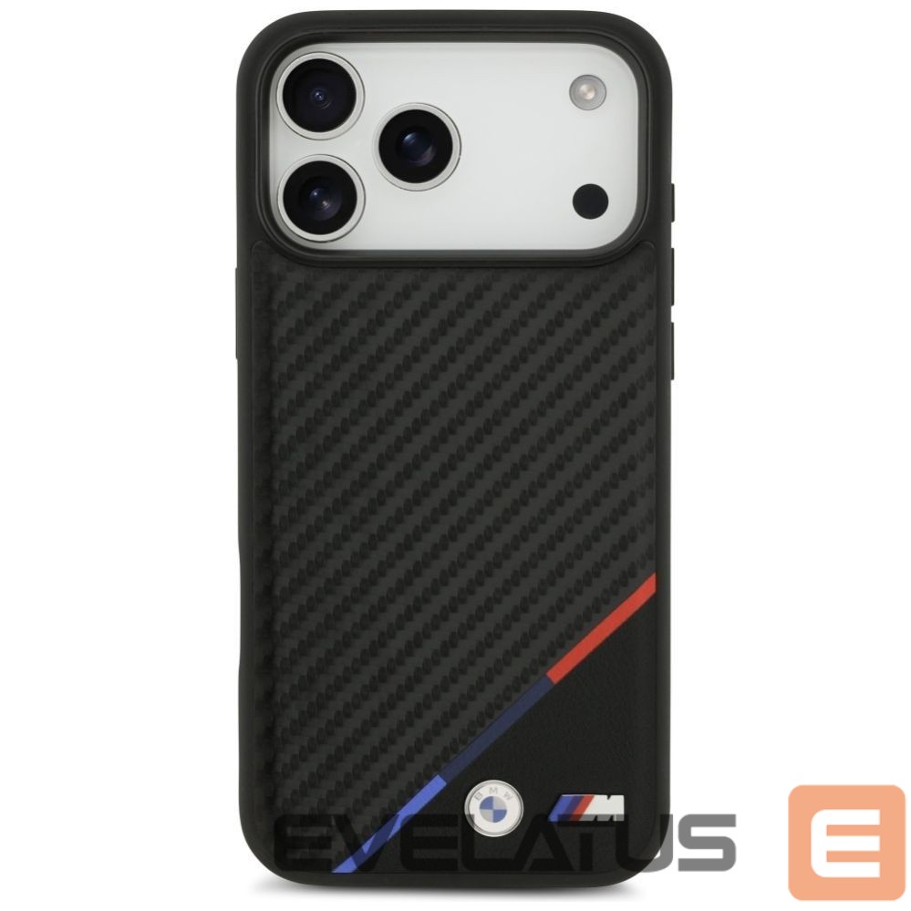 Other goods BMW BMW M Carbon Tricolor Line MagSafe Case for iPhone 17 Pro Max - Black