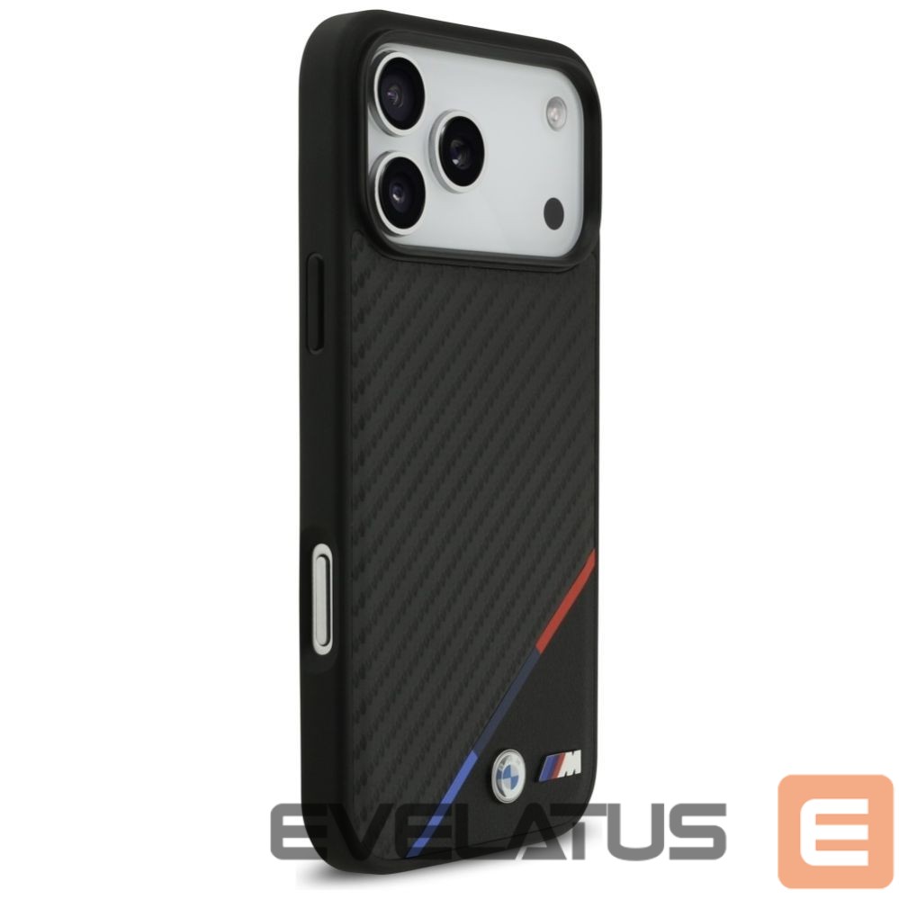 Other goods BMW BMW M Carbon Tricolor Line MagSafe Case for iPhone 17 Pro Max - Black