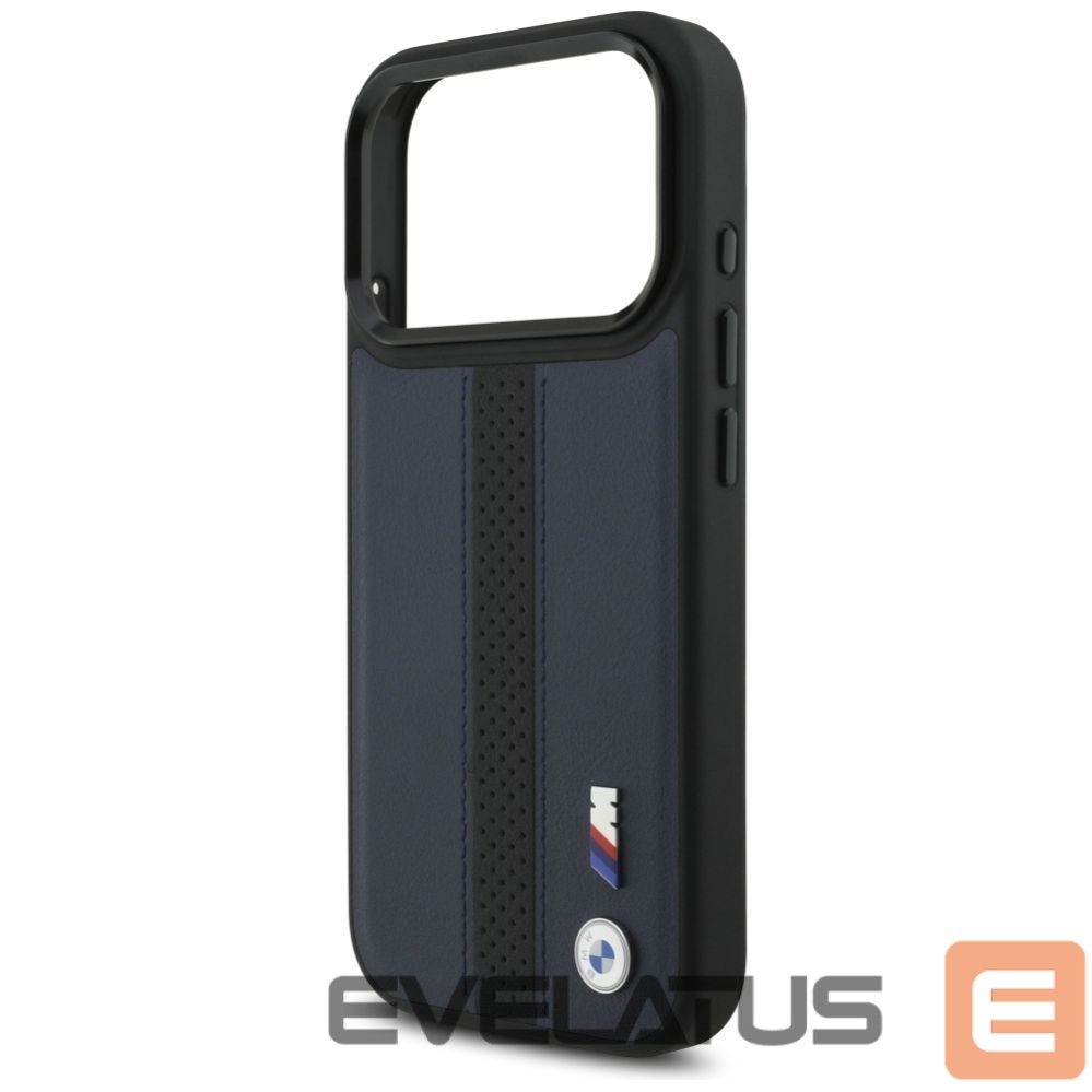 Other goods BMW BMW M Perforated Stripe Logo MagSafe Case for iPhone 17 Pro - Navy Blue
