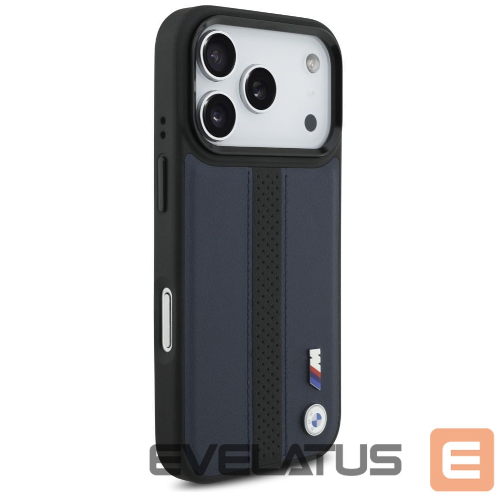 Other goods BMW BMW M Perforated Stripe Logo MagSafe Case for iPhone 17 Pro - Navy Blue