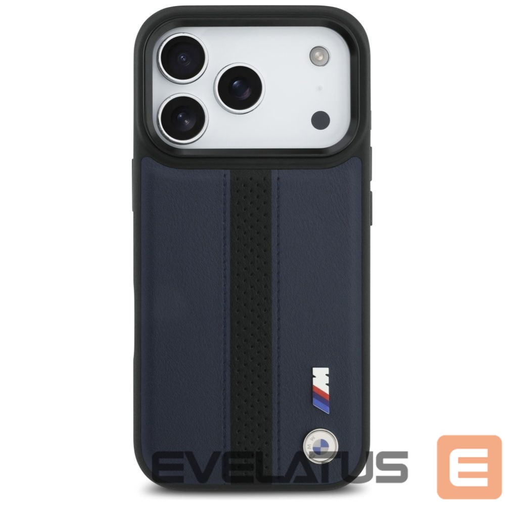 Other goods BMW BMW M Perforated Stripe Logo MagSafe Case for iPhone 17 Pro - Navy Blue