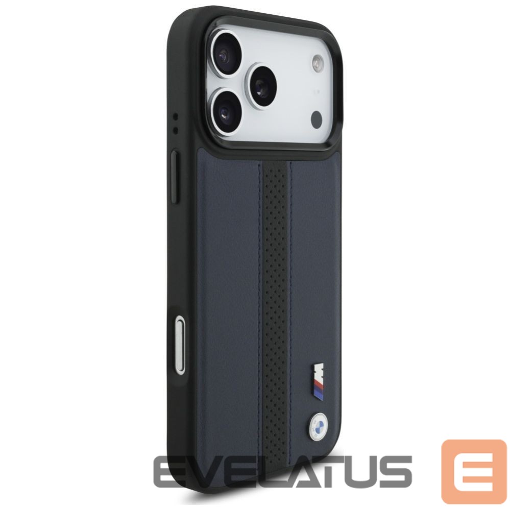 Other goods BMW BMW M Perforated Stripe Logo MagSafe Case for iPhone 17 Pro Max - Navy Blue