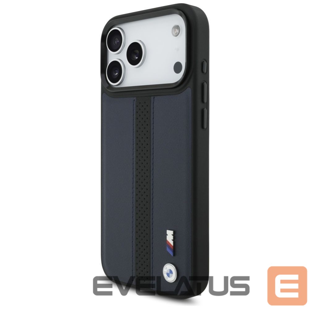 Other goods BMW BMW M Perforated Stripe Logo MagSafe Case for iPhone 17 Pro Max - Navy Blue