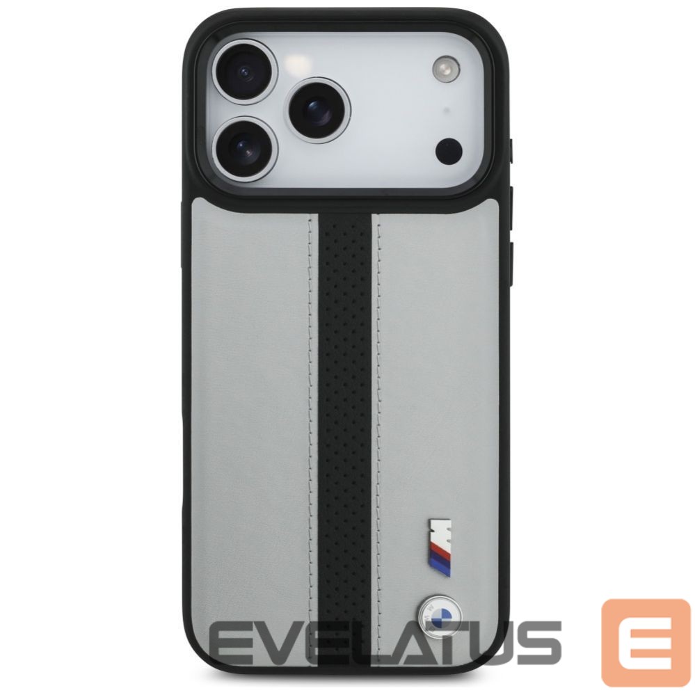 Other goods BMW BMW M Perforated Stripe Logo MagSafe Case for iPhone 17 Pro Max - Gray