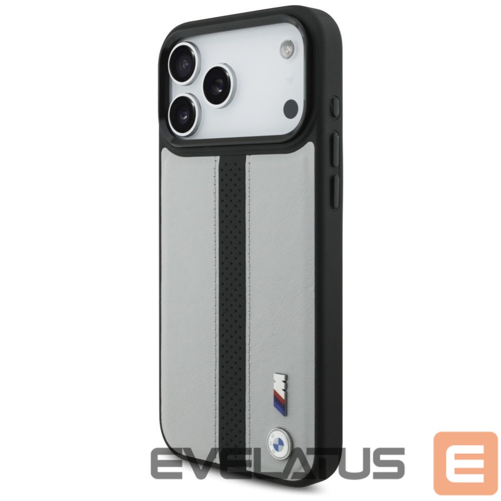 Other goods BMW BMW M Perforated Stripe Logo MagSafe Case for iPhone 17 Pro Max - Gray