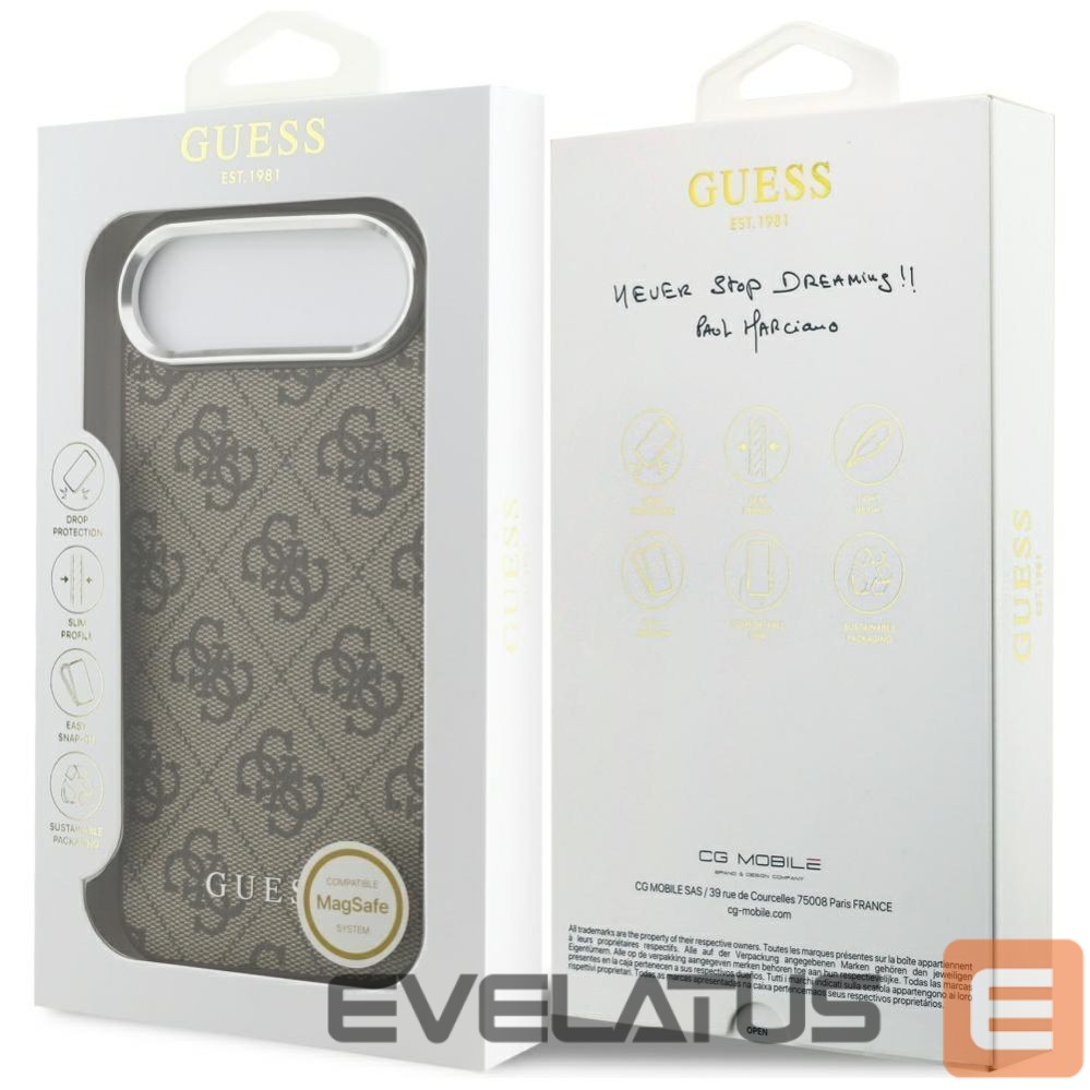 Other goods Guess Guess 4G Classic Logo MagSafe Case for iPhone Air - Brown