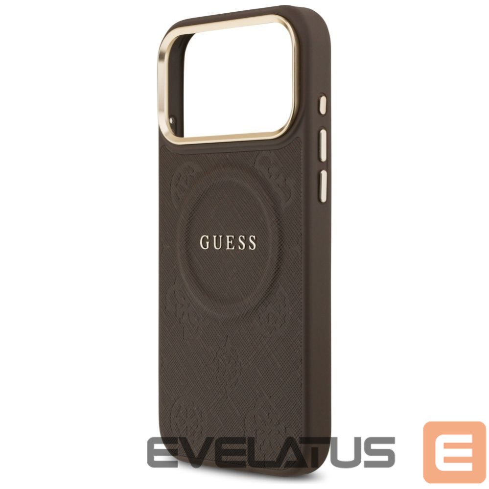 Other goods Guess Guess Peony Hot Stamp MagSafe Case for iPhone 17 Pro Max - Brown