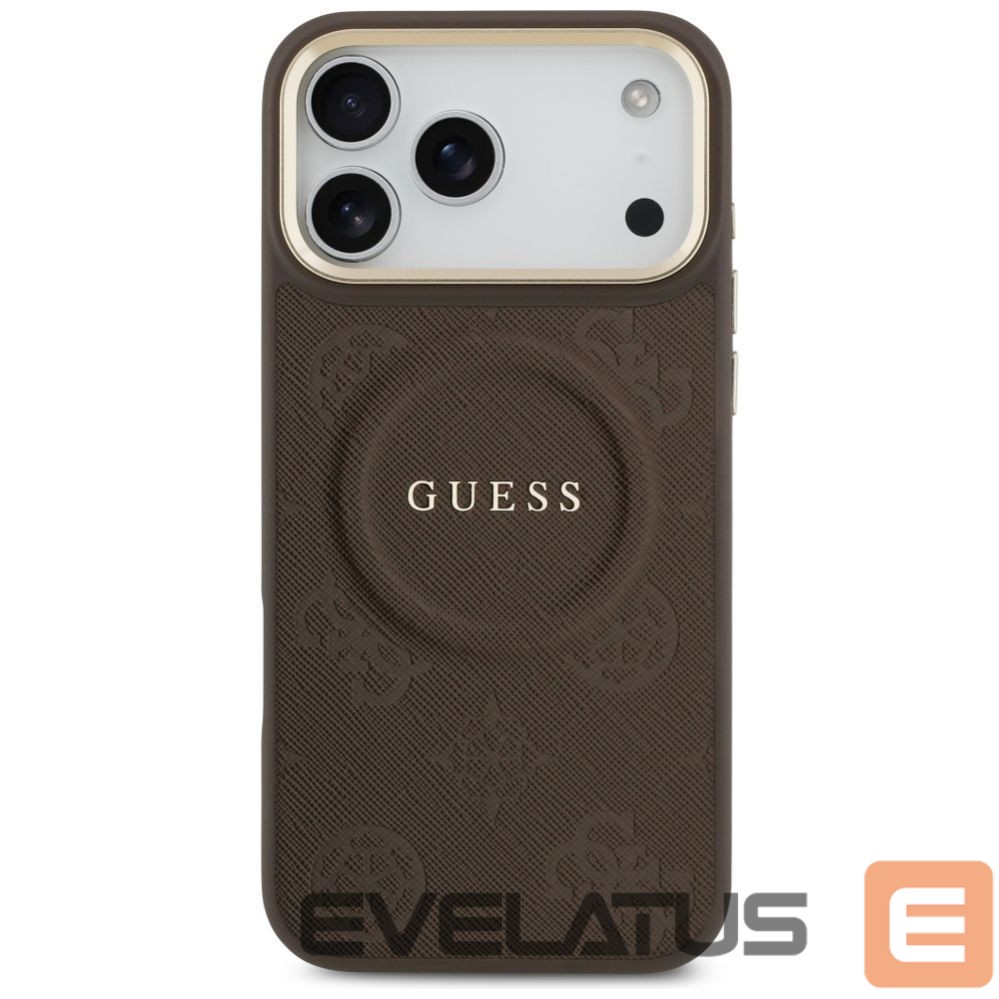 Other goods Guess Guess Peony Hot Stamp MagSafe Case for iPhone 17 Pro Max - Brown