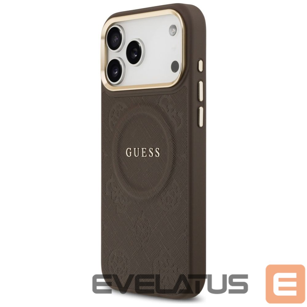 Other goods Guess Guess Peony Hot Stamp MagSafe Case for iPhone 17 Pro Max - Brown