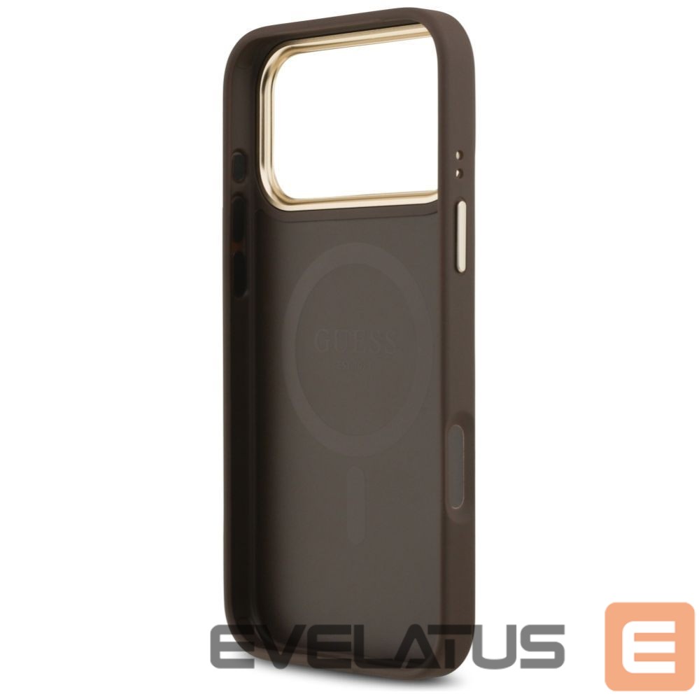 Other goods Guess Guess Peony Hot Stamp MagSafe Case for iPhone 17 Pro Max - Brown