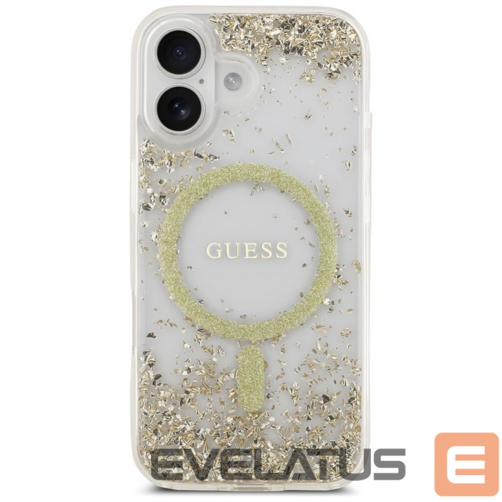 Other goods Guess Guess Resin Bottom Glitter MagSafe case for iPhone 17 - gold