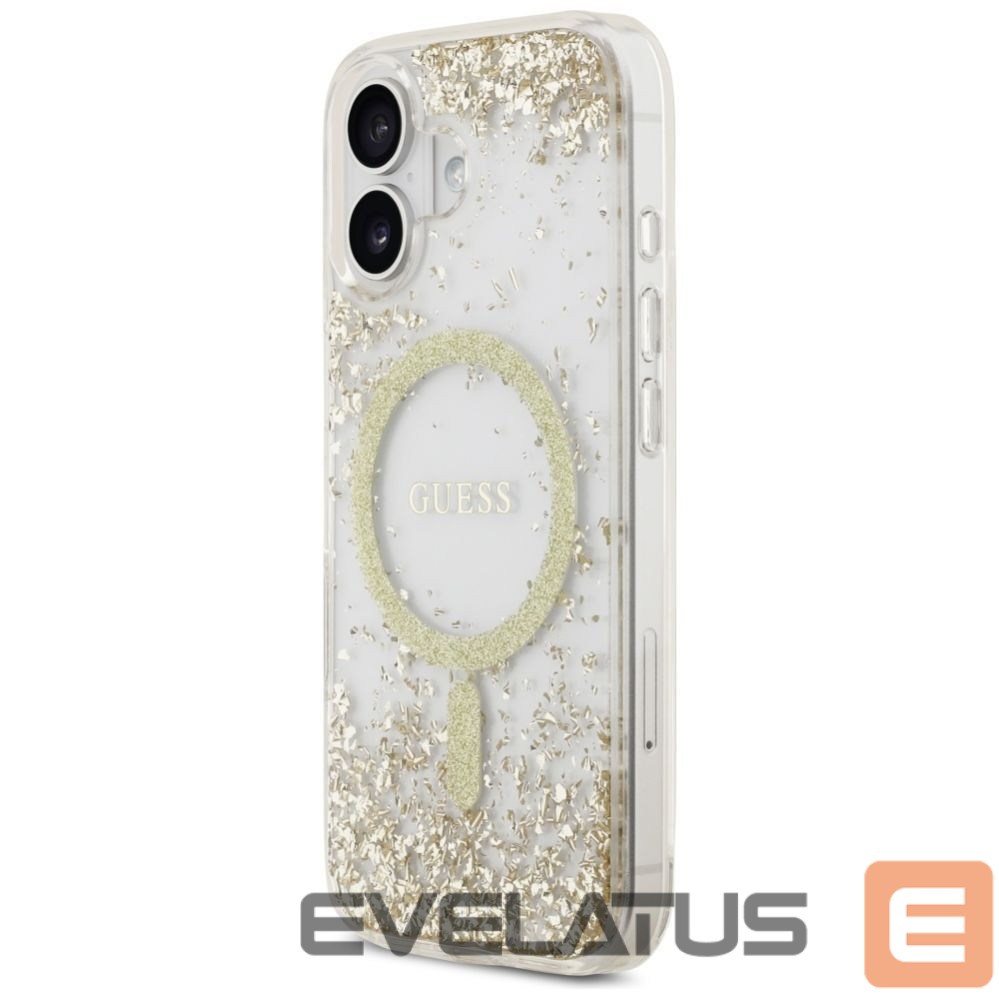 Other goods Guess Guess Resin Bottom Glitter MagSafe case for iPhone 17 - gold