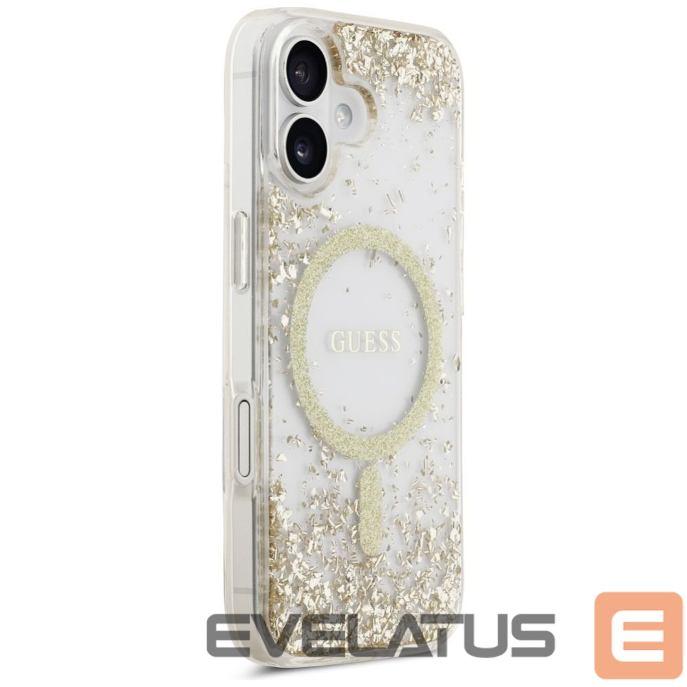 Other goods Guess Guess Resin Bottom Glitter MagSafe case for iPhone 17 - gold