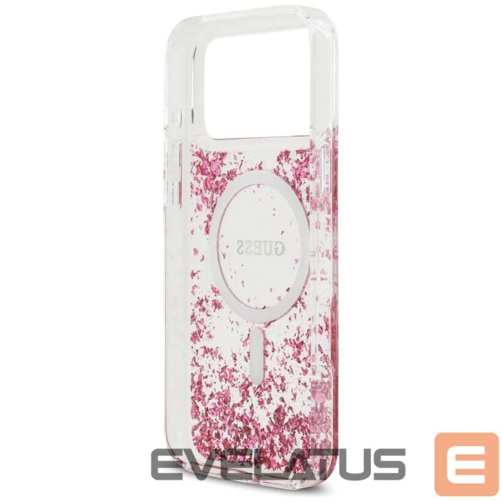 Other goods Guess Guess Resin Bottom Glitter MagSafe Case for iPhone 17 Pro Max - Pink
